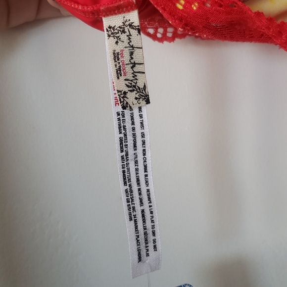 Intimately Free People Cherry Combo Mari Bralette - Picture 6 of 7